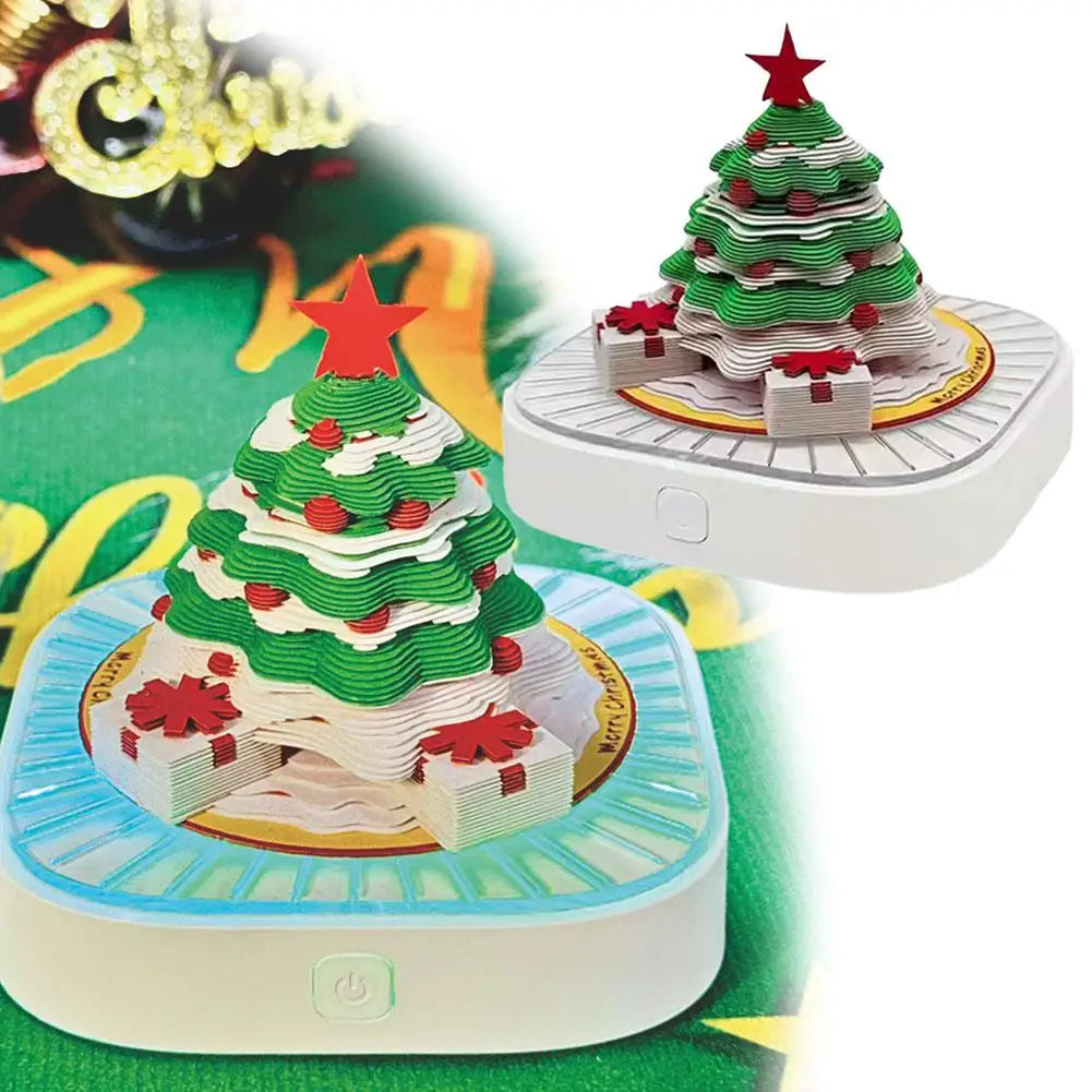 🎄 3D Christmas Tree House Calendar with Light – Creative Desk Décor & Gift Idea (2026 Edition)