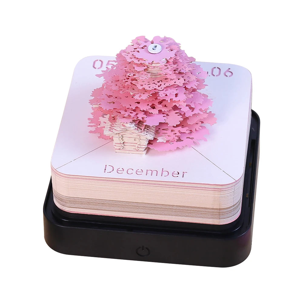 3D Architecture Paper Art Calendar – Luxury Gift Desk Decoration
