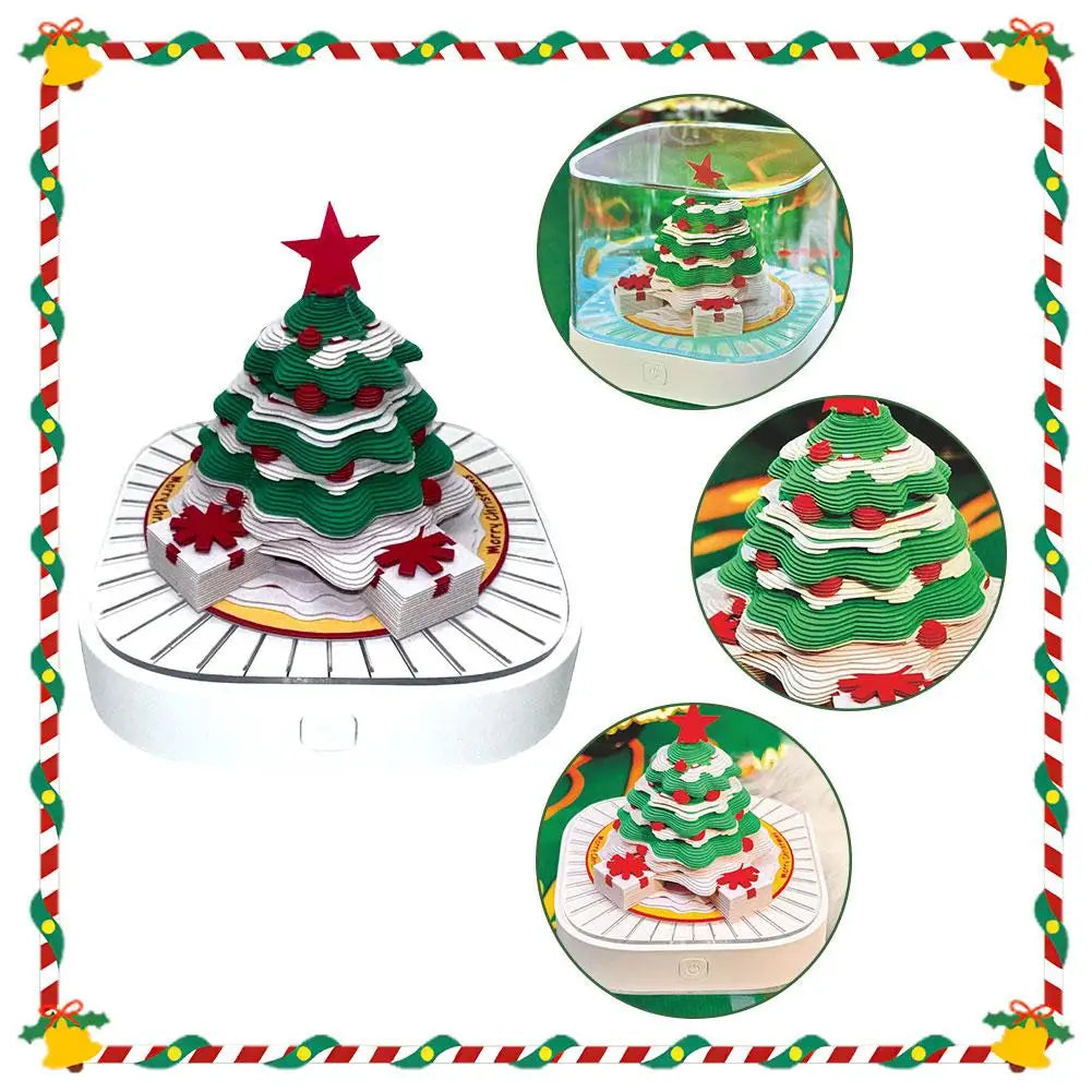 🎄 3D Christmas Tree House Calendar with Light – Creative Desk Décor & Gift Idea (2026 Edition)