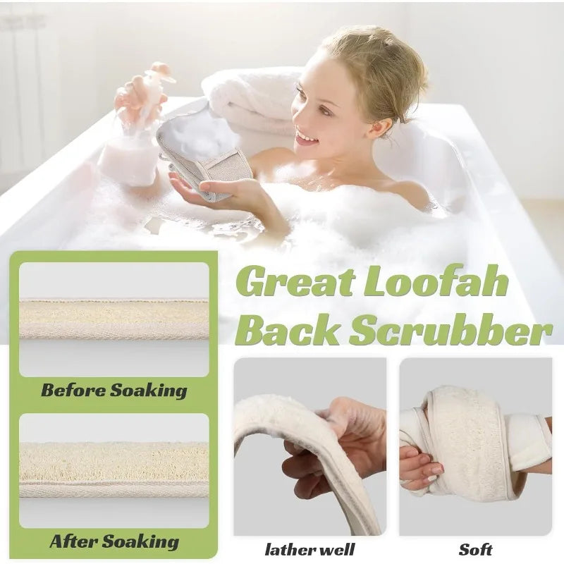 Natuurlijke Loofah Spons Rugreiniger