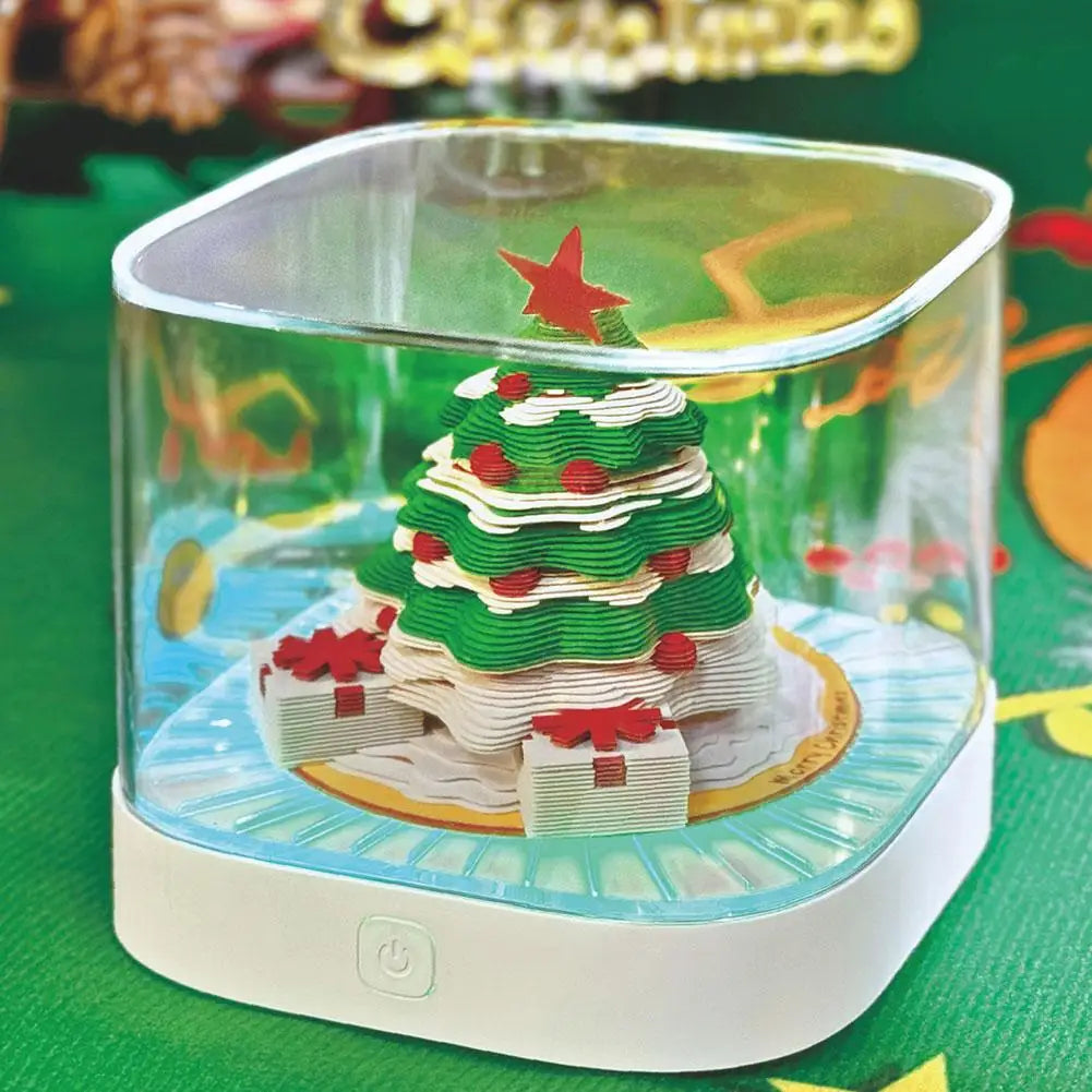 🎄 3D Christmas Tree House Calendar with Light – Creative Desk Décor & Gift Idea (2026 Edition)