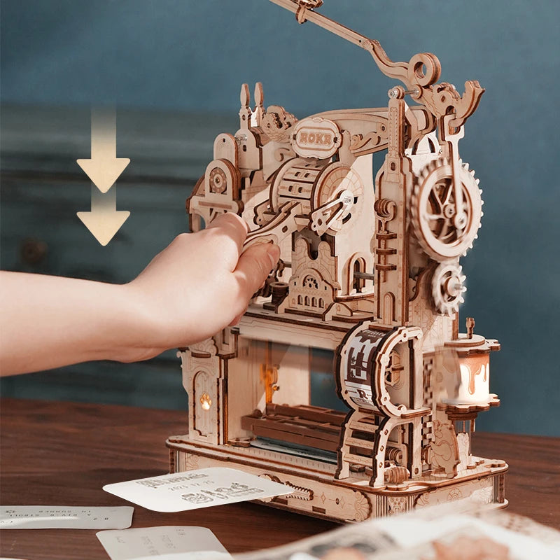 Robotime Printing Press 3D DIY Puzzle