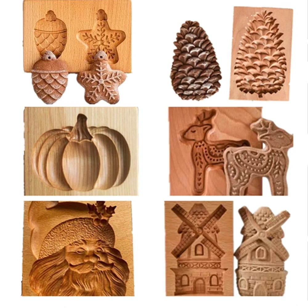 3D houten koekjesvorm