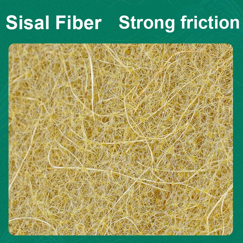 Sisal & Microfiber Sponges Set of 5 or 10