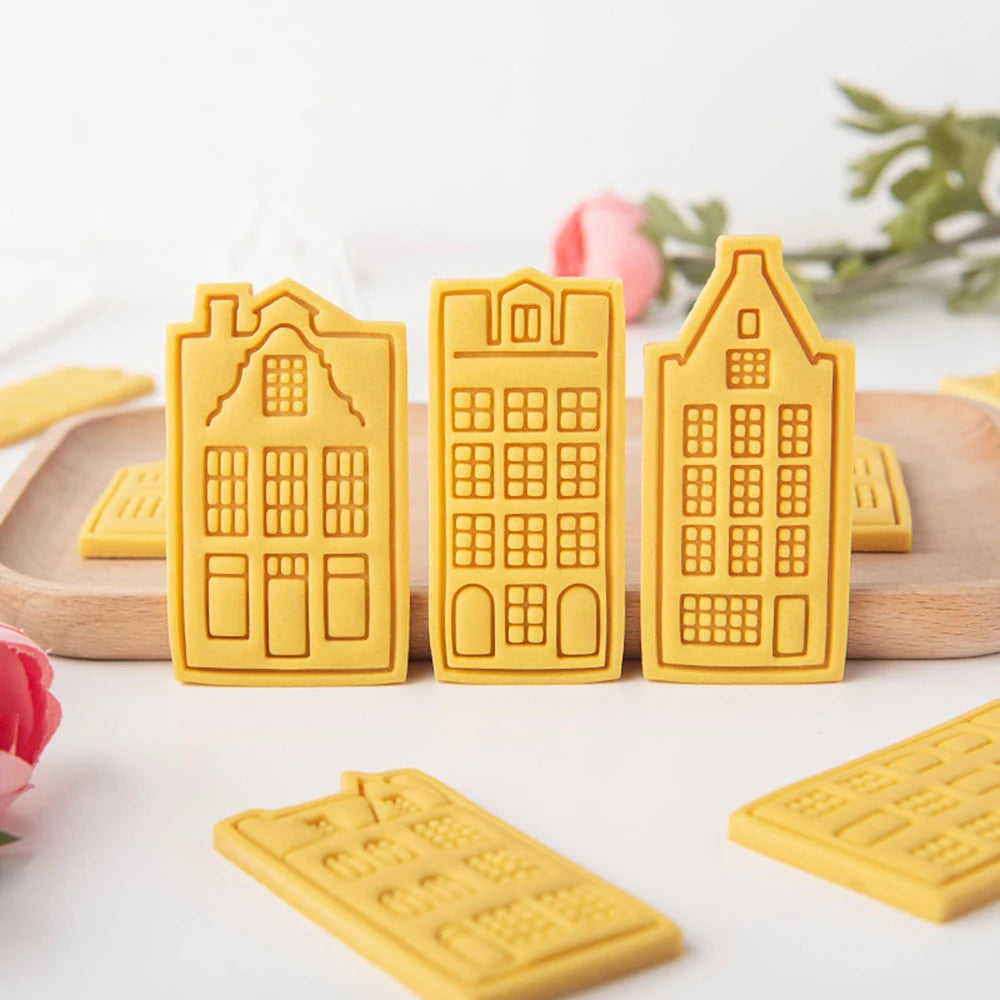 Amsterdam House Cookie Mold