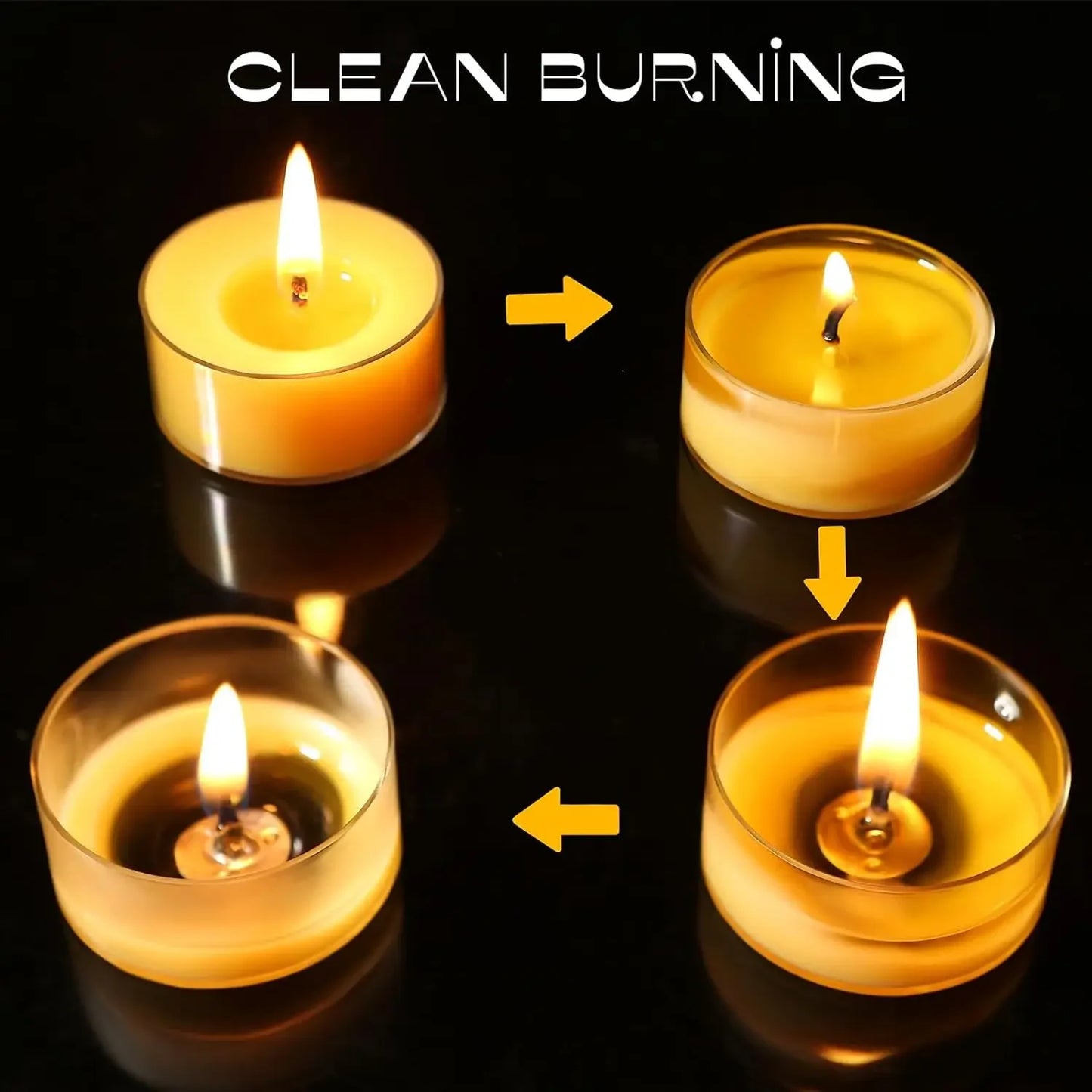 Natural Beeswax Tealight Candles – Handcrafted, Smokeless & Eco-Friendly