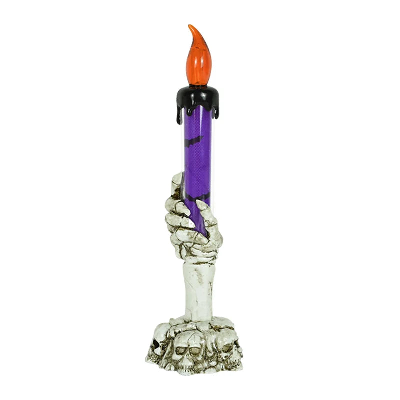 Halloween LED Skeleton & Ghost Hand Candle