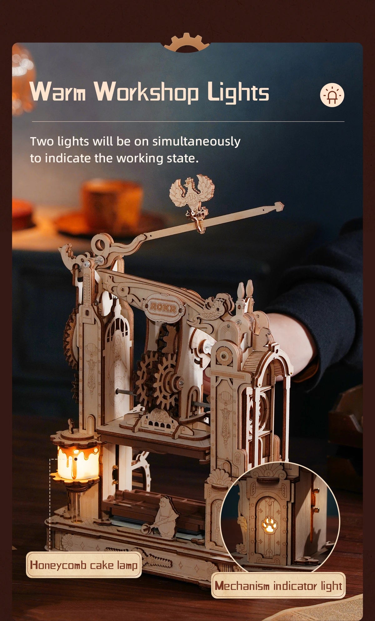 Robotime Printing Press 3D DIY Puzzle
