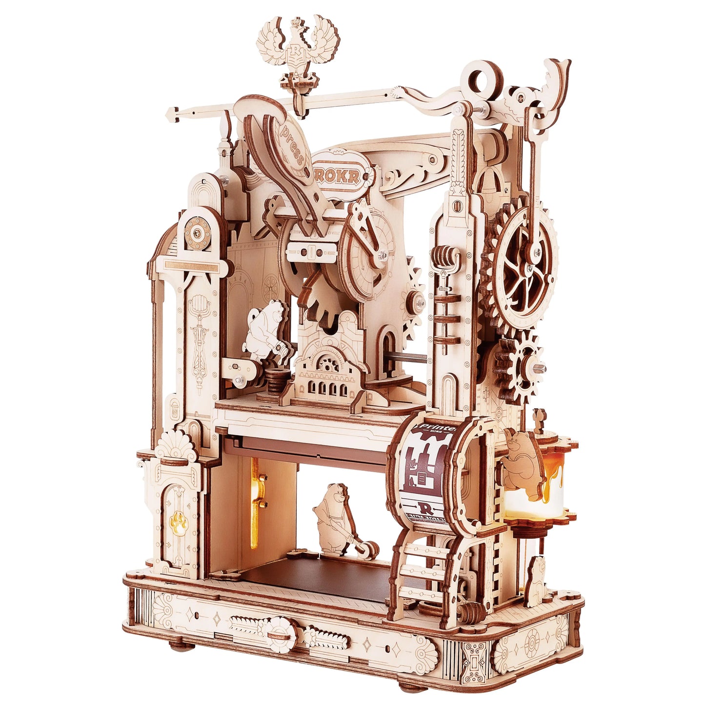 Robotime Printing Press 3D DIY Puzzle