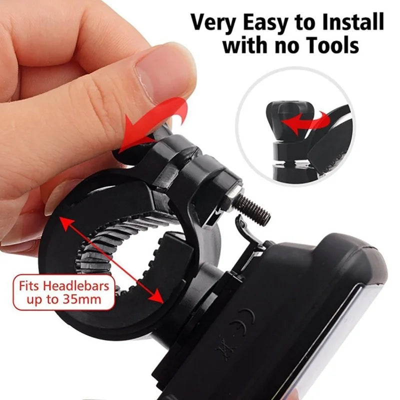 🚴♂️ USB and Solar Powered LED Bicycle Light Set – Front Headlight & Rear Taillight, Waterproof, Rechargeable