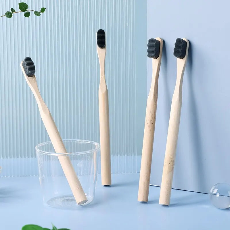 Bamboo Toothbrush Set ā 4 pcs