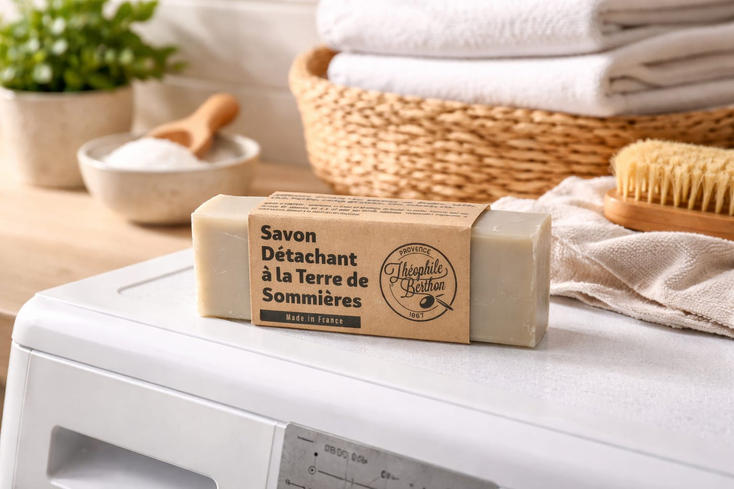 Natural Stain Remover Soap – Laundry Pre-Wash Soap with Sommières Clay | Vlekkenzeep Natuurlijk