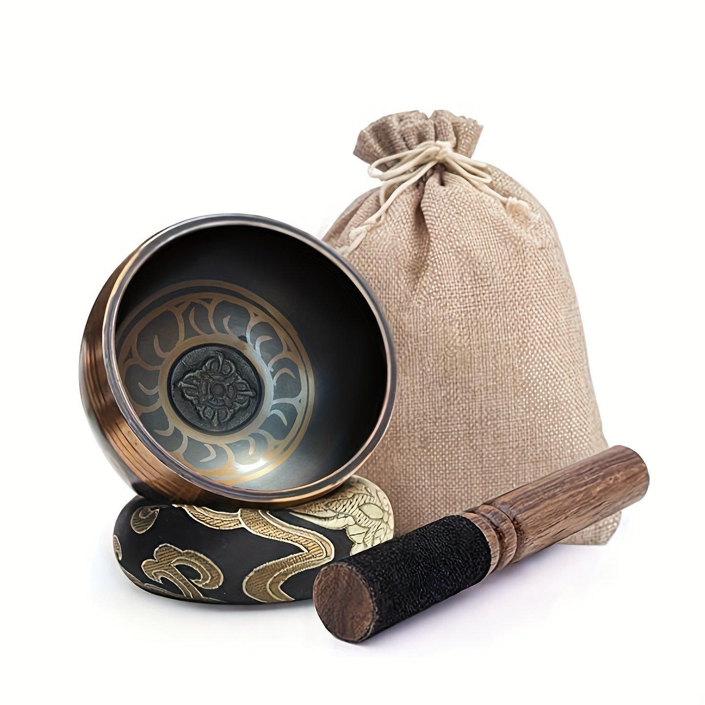 Handmade Tibetan Singing Bowl Set