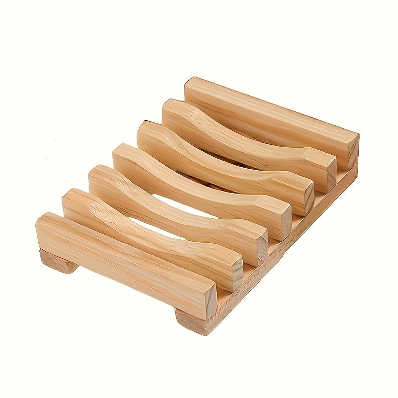 High-Quality Wooden Soap Dish Set