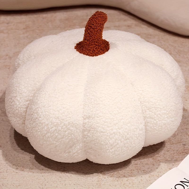 🎃 Cozy Halloween Pumpkin Plush Throw Pillow