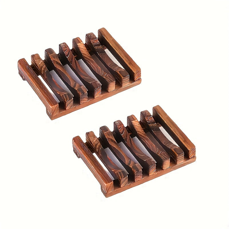 High-Quality Wooden Soap Dish Set