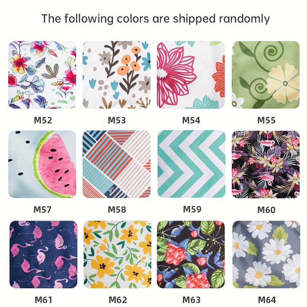 5pcs/10pcs Reusable Sanitary Menstrual Pad, Bamboo Cloth Pads For Heavy Flow Large Sanitary Pads Set With Wings For Women, Washable Overnight Cloth Panty Liners Period Pads