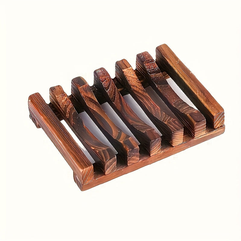 High-Quality Wooden Soap Dish Set