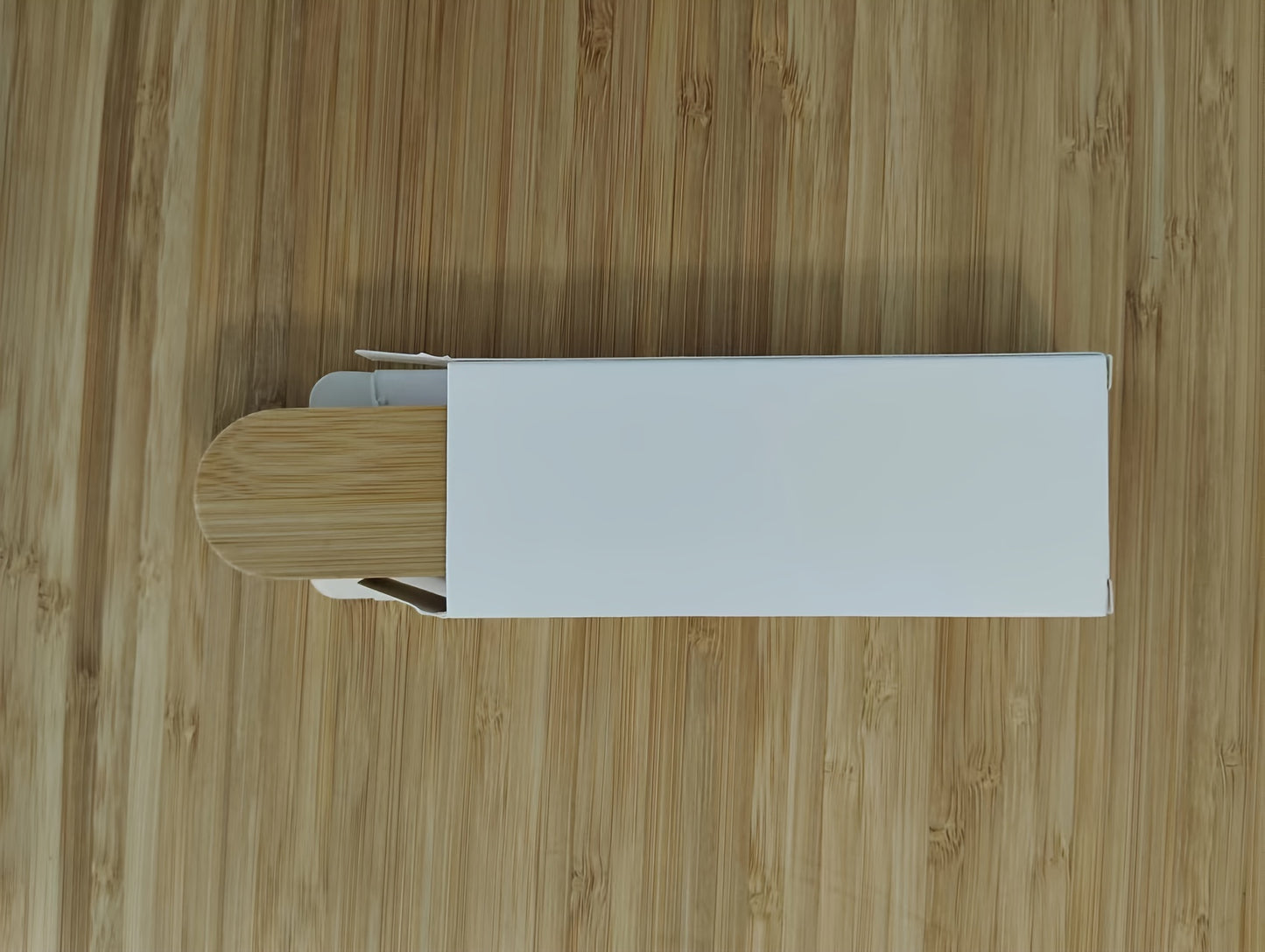 Herbruikbare siliconen make-uppadsset (2 stuks) met bamboe opbergdoos