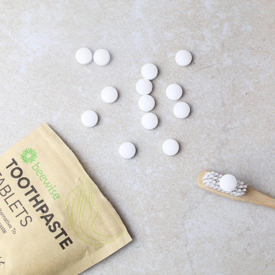 Plastic-Free Toothpaste Tablets – Fresh Peppermint (120 Tablets)