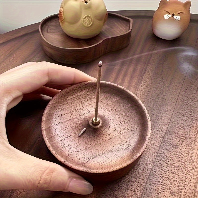 Natural Wood Incense burner