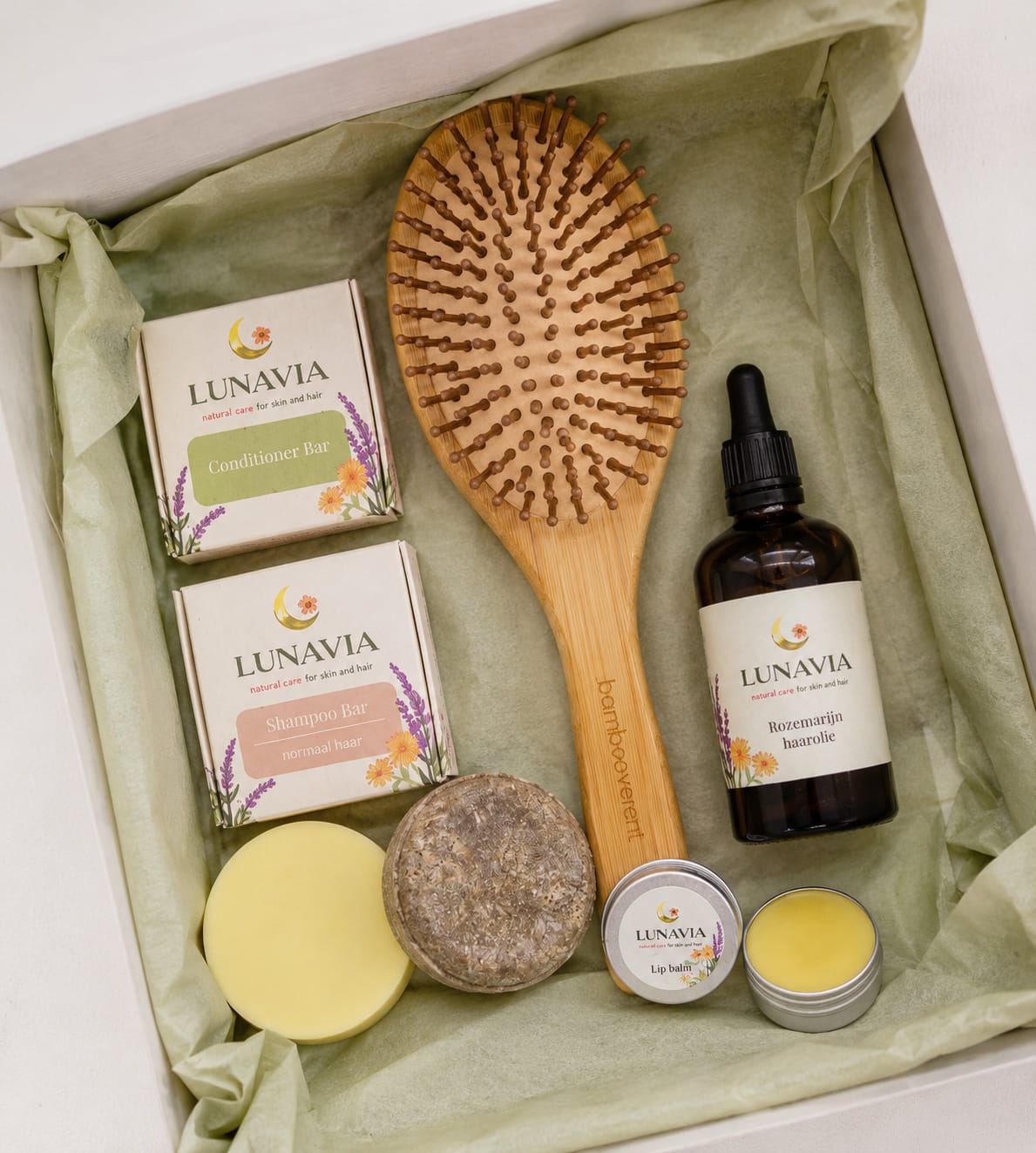 Natural Hair Care Gift Set | Rosemary Hair Oil & Herbal Hair Ritual