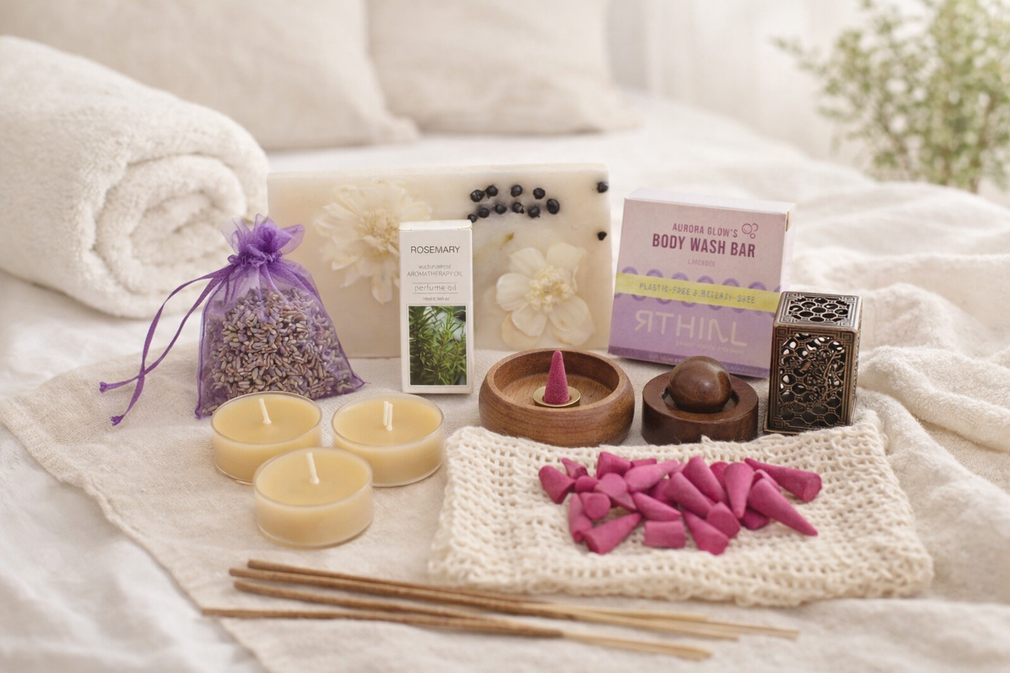 Eco Haven Aromatherapie- und Selbstpflege-Geschenkset