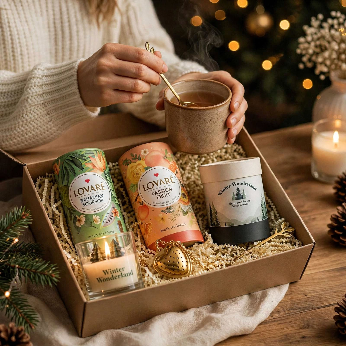 Cozy Christmas Tea Gift Box
