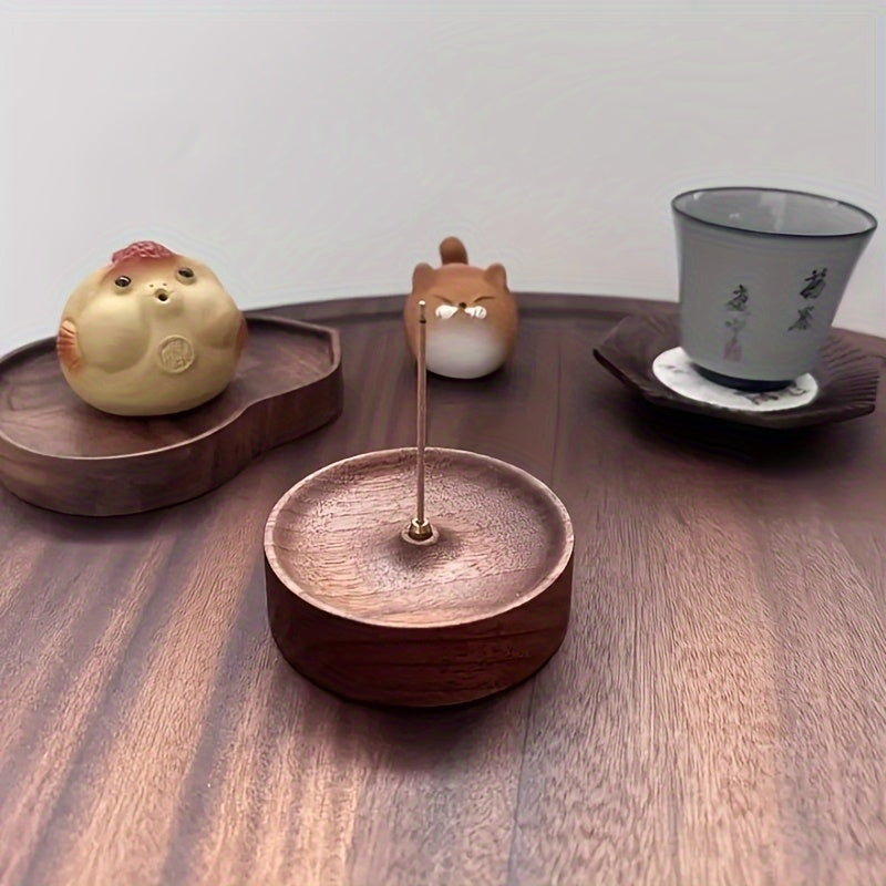 Natural Wood Incense burner