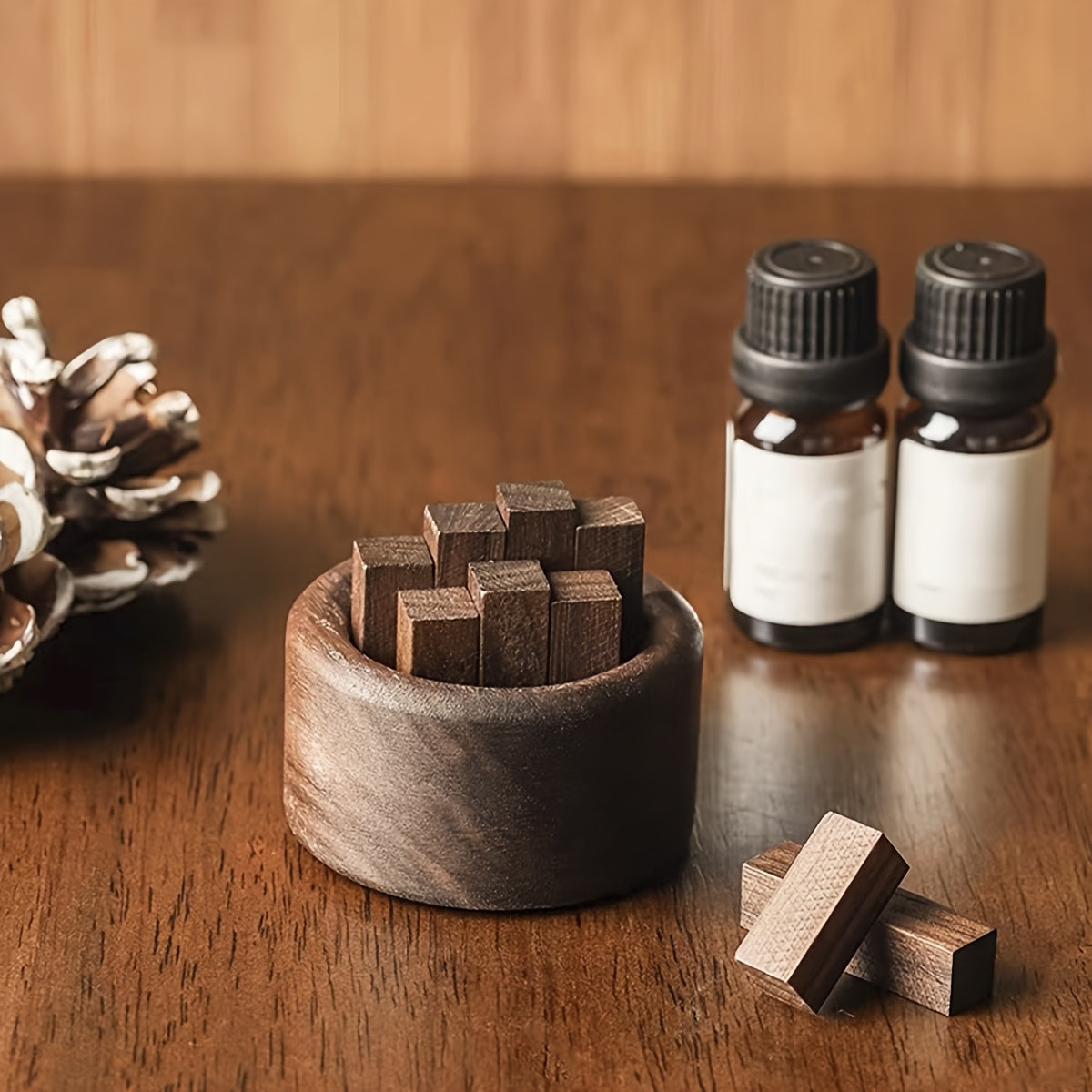 Walnut Pile Essential Oil Diffuser