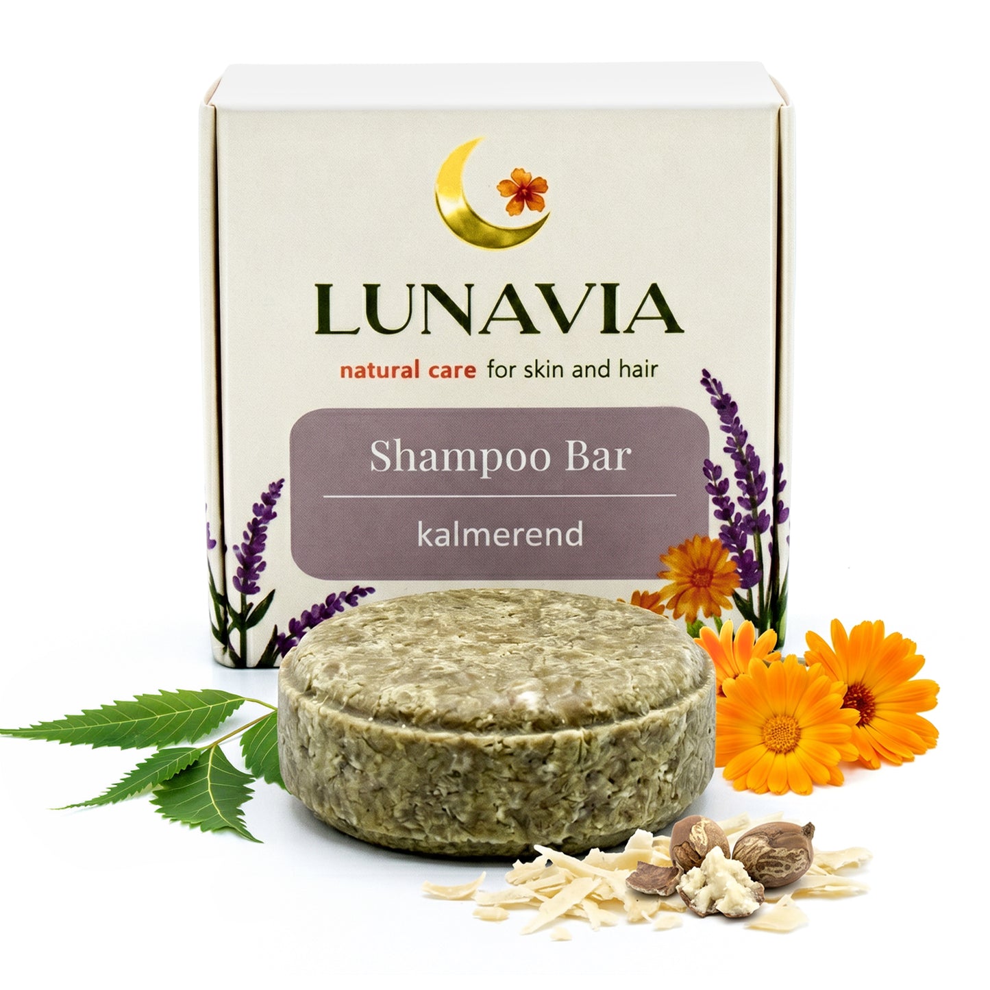 Natural Shampoo & Conditioner Bar Gift Set | Calming Hair Care for Sensitive Scalp | Plastic Free Hair Care | Eco Self Care Gift