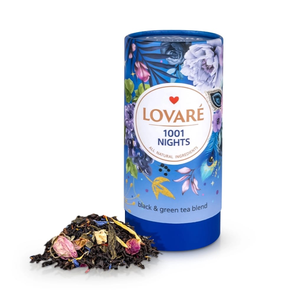 Luxury Tea Lover Gift Set – Premium Lovaré Tea Collection with Gold Spoon & Glass Tea Infuser