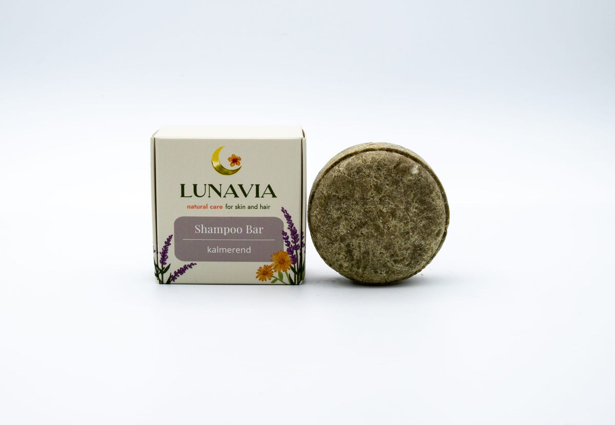 Lunavia Shampoo Bar – Natural Solid Shampoo for Fat, Dry, Curly Hair & Sensitive Scalp