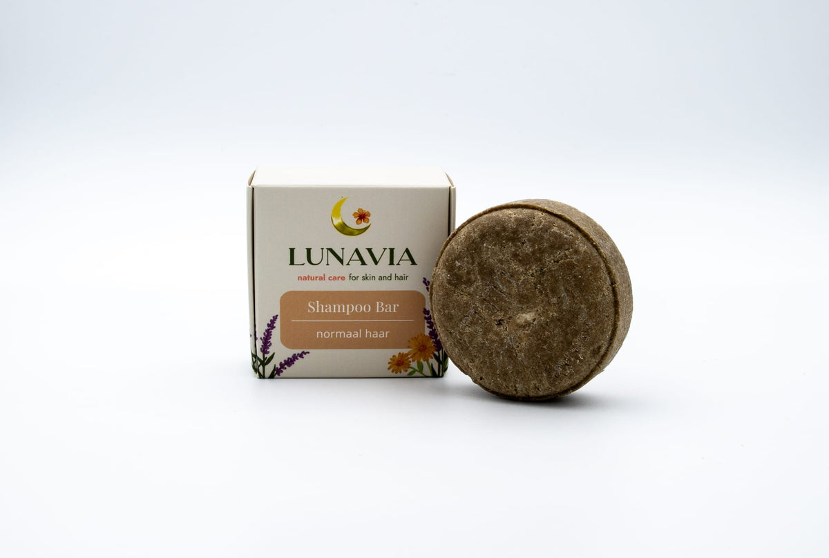 Lunavia Shampoo Bar – Natural Solid Shampoo for Fat, Dry, Curly Hair & Sensitive Scalp