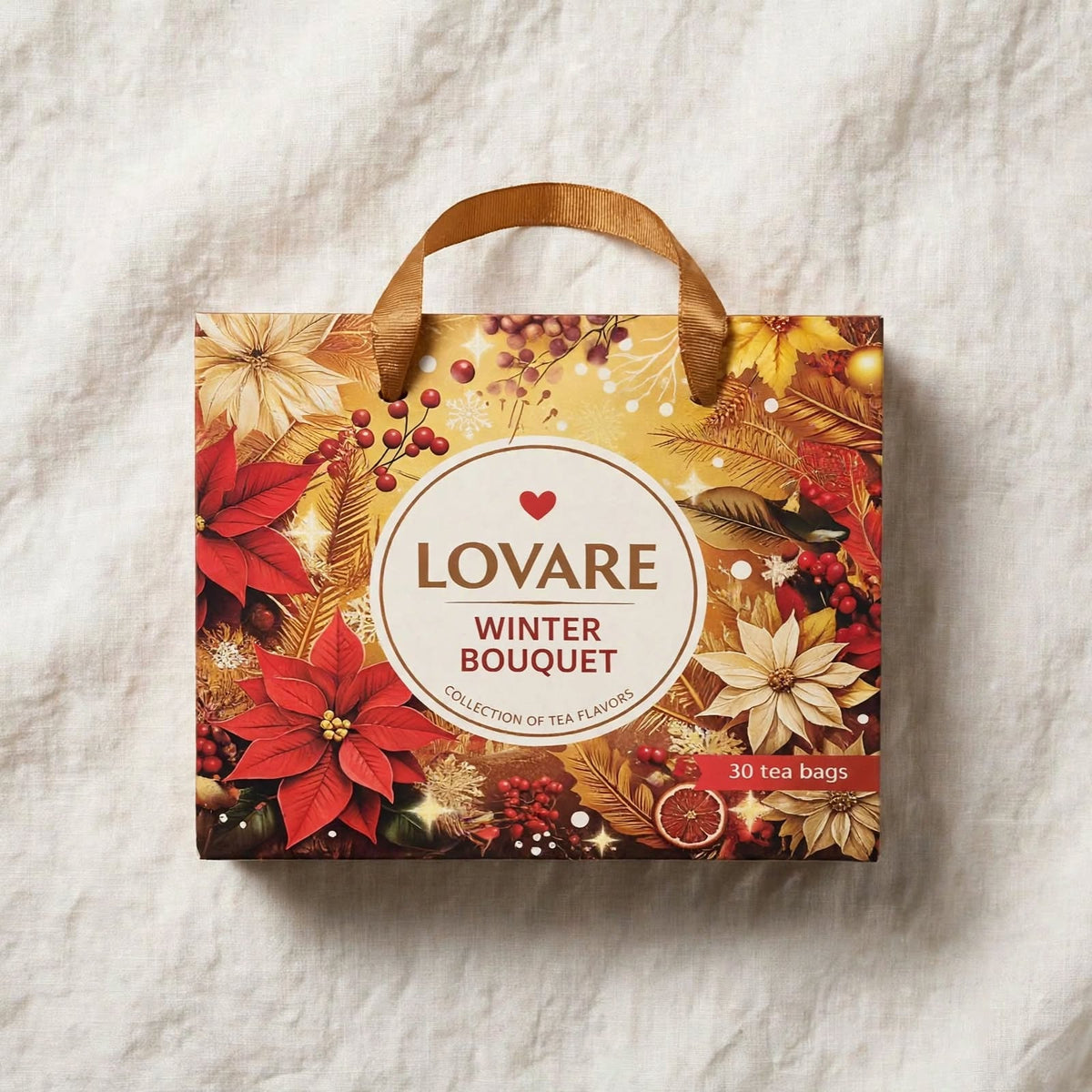 LOVARÉ Winter Bouquet – Premium Thee Cadeauset – Luxe Theecollectie – Winter & Kerst Cadeau