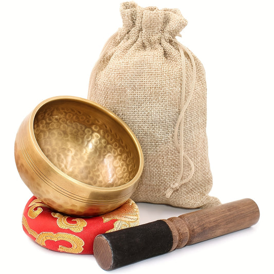 Handmade Tibetan Singing Bowl Set
