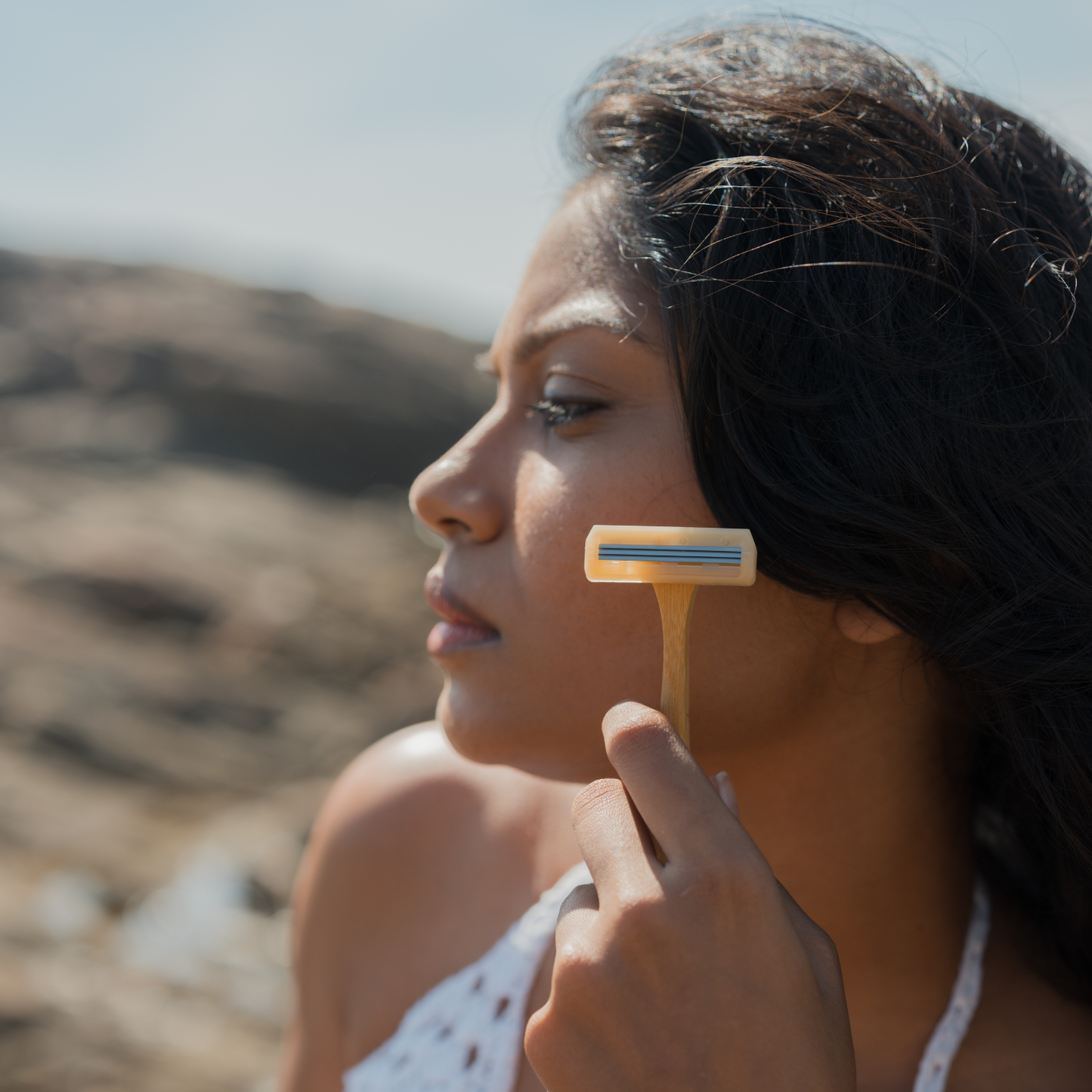 EcoEdge Reusable Razor – 99.9% Plastic-Free Bamboo Shaving