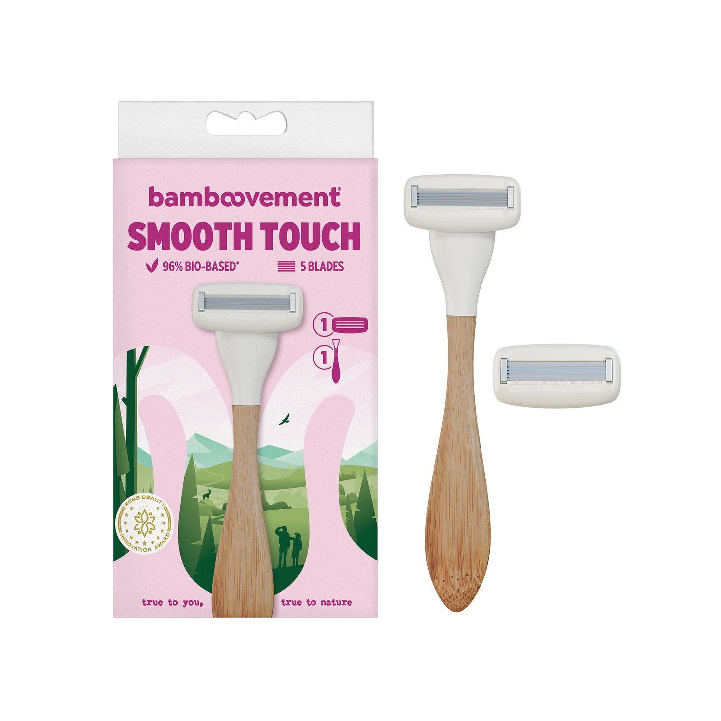 Smooth Touch: Bio-Based Bamboo Razor Starter Set