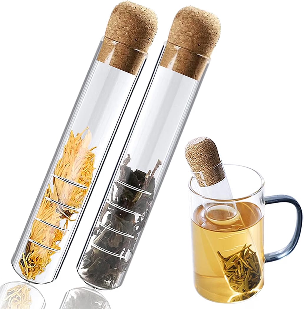 Glass Tube Tea Infuser with Cork