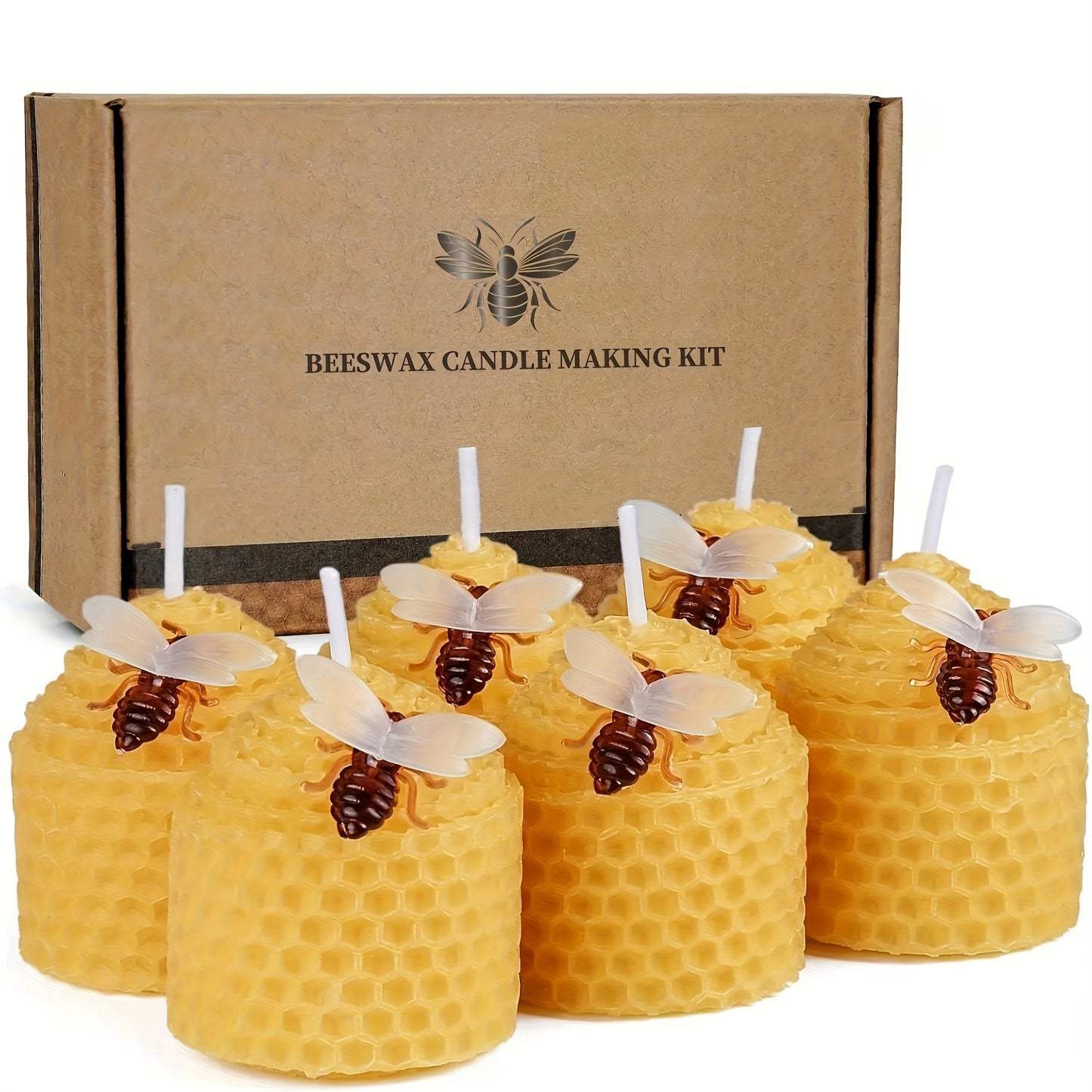 Beeswax Candles Set