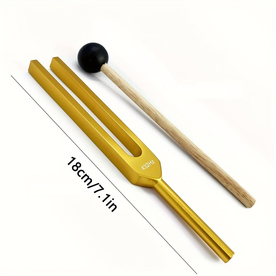 432Hz Golden Tuning Fork Set
