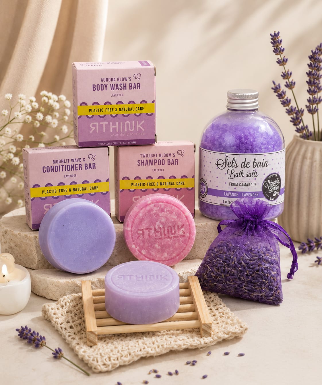 Lavender Self-Care Gift Box – Natural Spa Experience