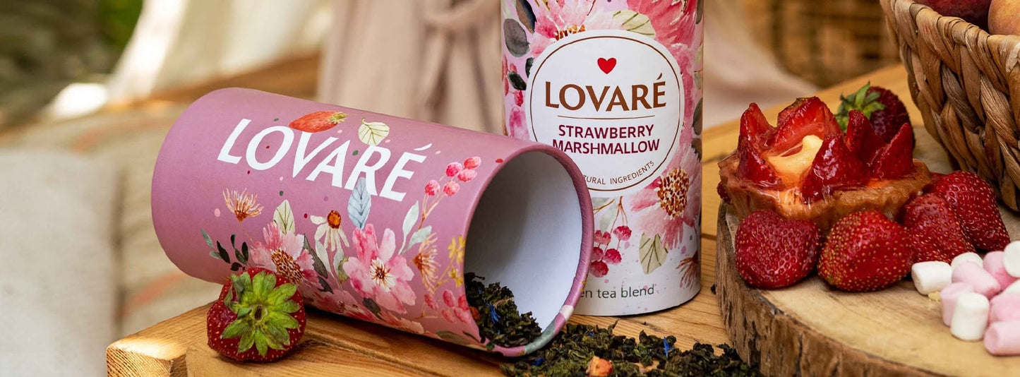 Luxury Tea Lover Gift Set – Premium Lovaré Tea Collection with Gold Spoon & Glass Tea Infuser