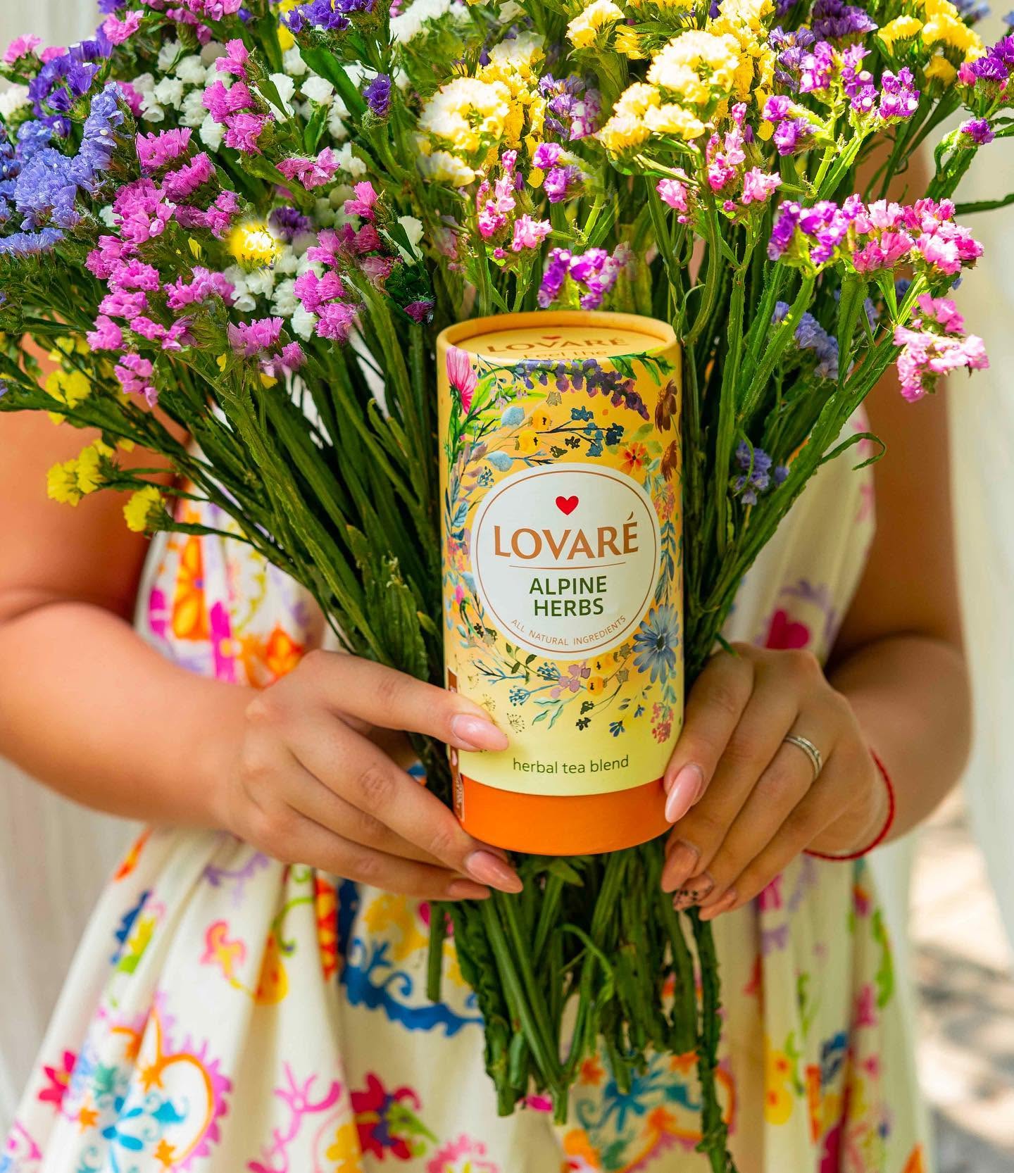 Lovaré Alpine Herbs Premium Herbal Tea Blend – 80g Loose Leaf Tea
