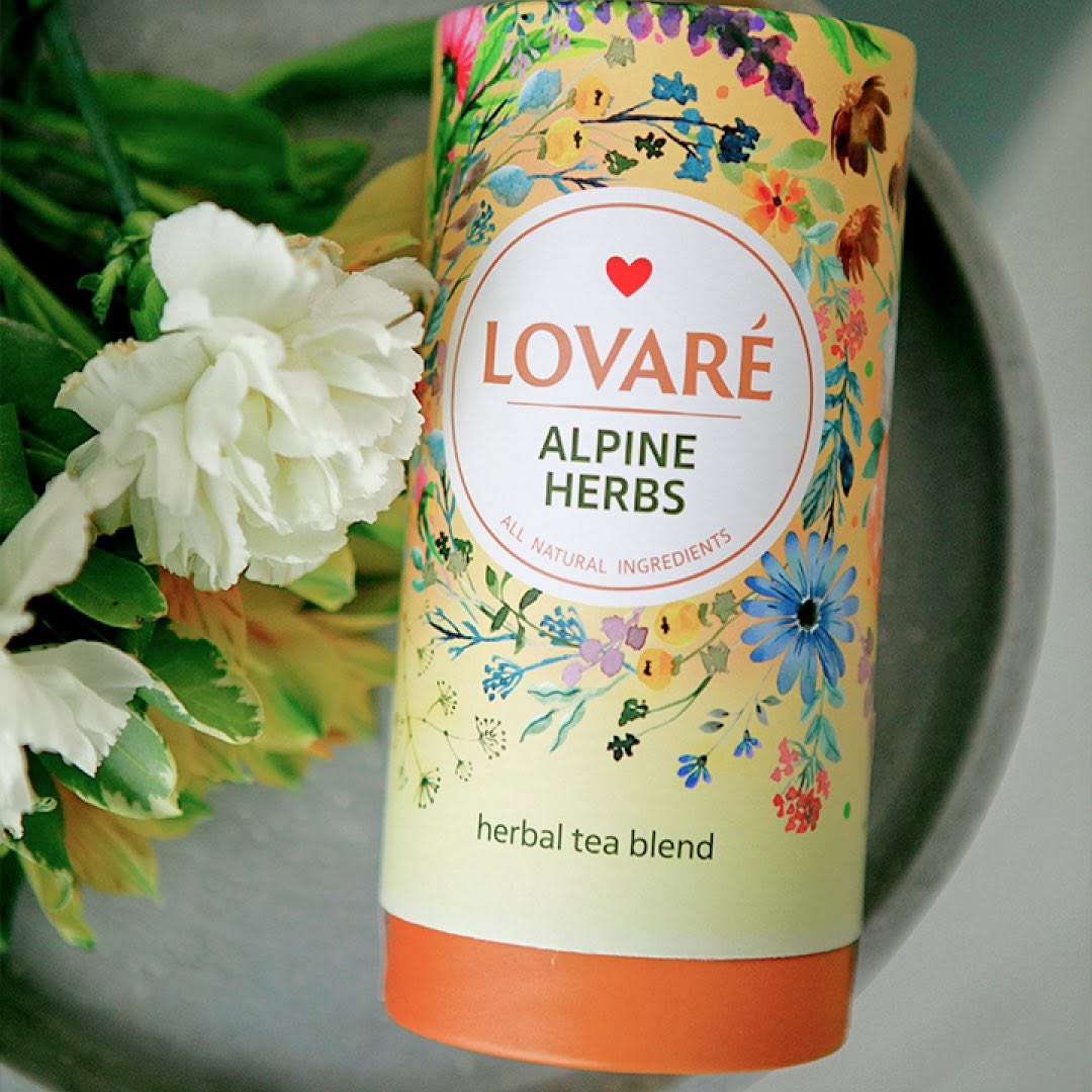 Lovaré Alpine Herbs Premium Herbal Tea Blend – 80g Loose Leaf Tea