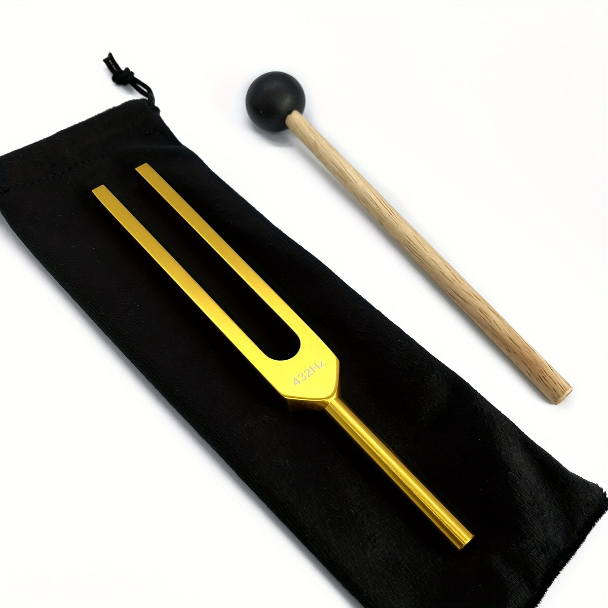 432Hz Golden Tuning Fork Set