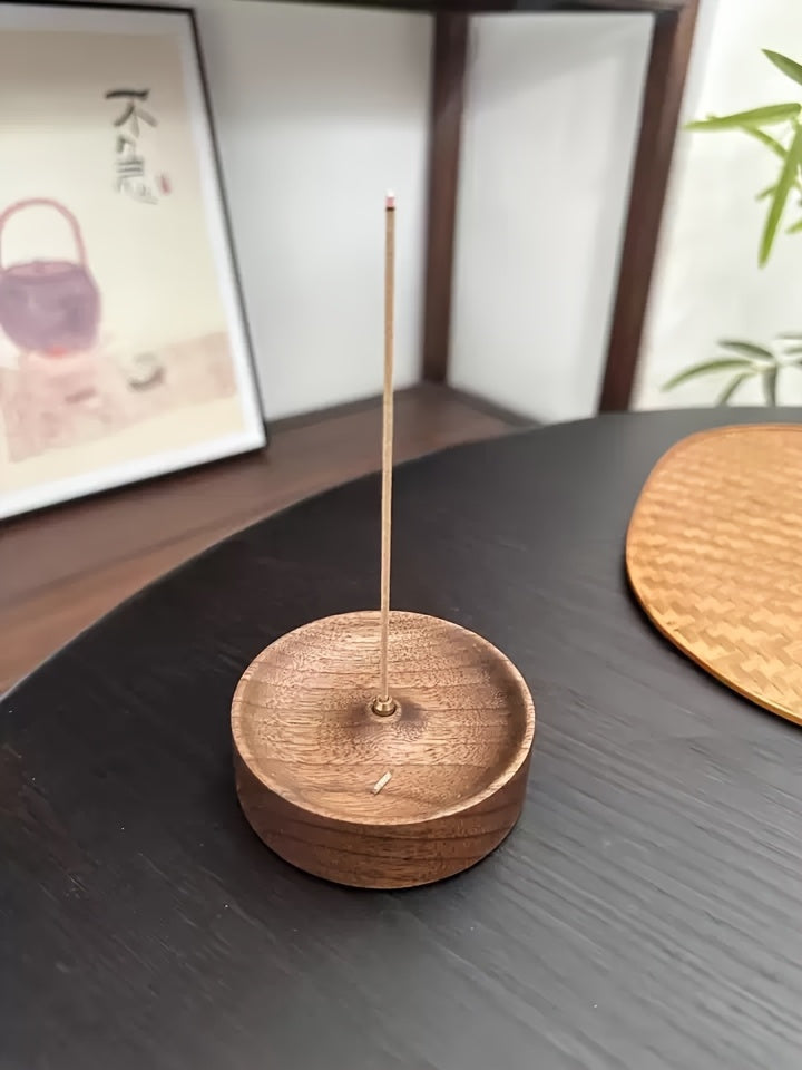 Natural Wood Incense burner