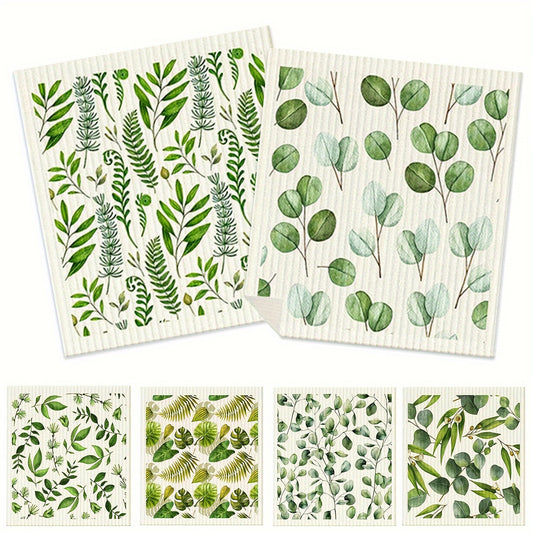 Reusable Wood Pulp Kitchen Cloth – Washable, Fast-Drying and Plastic-Free