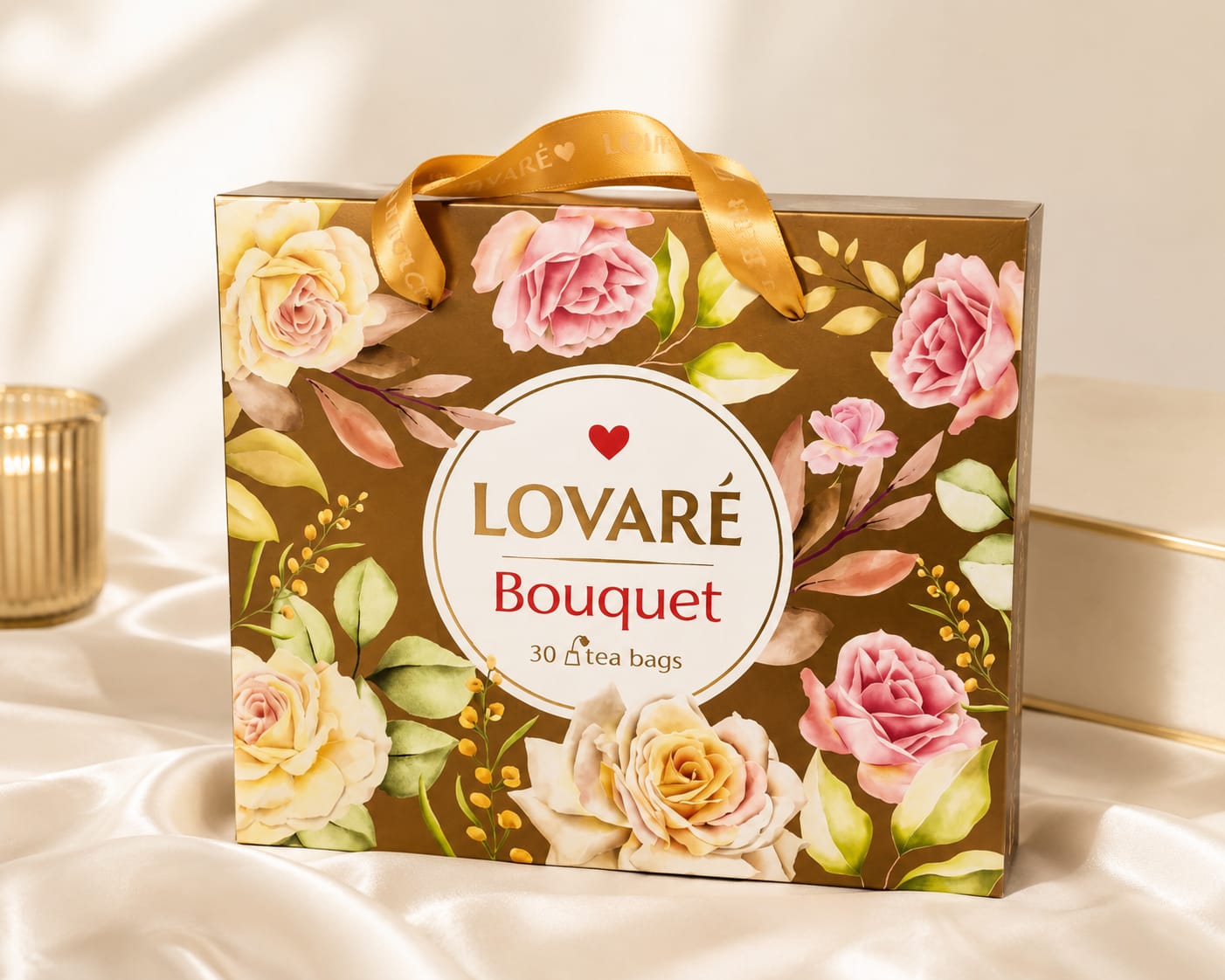 Lovare Bouquet Tea Gift Set – Luxury Floral Tea Collection (30 Tea Bags)