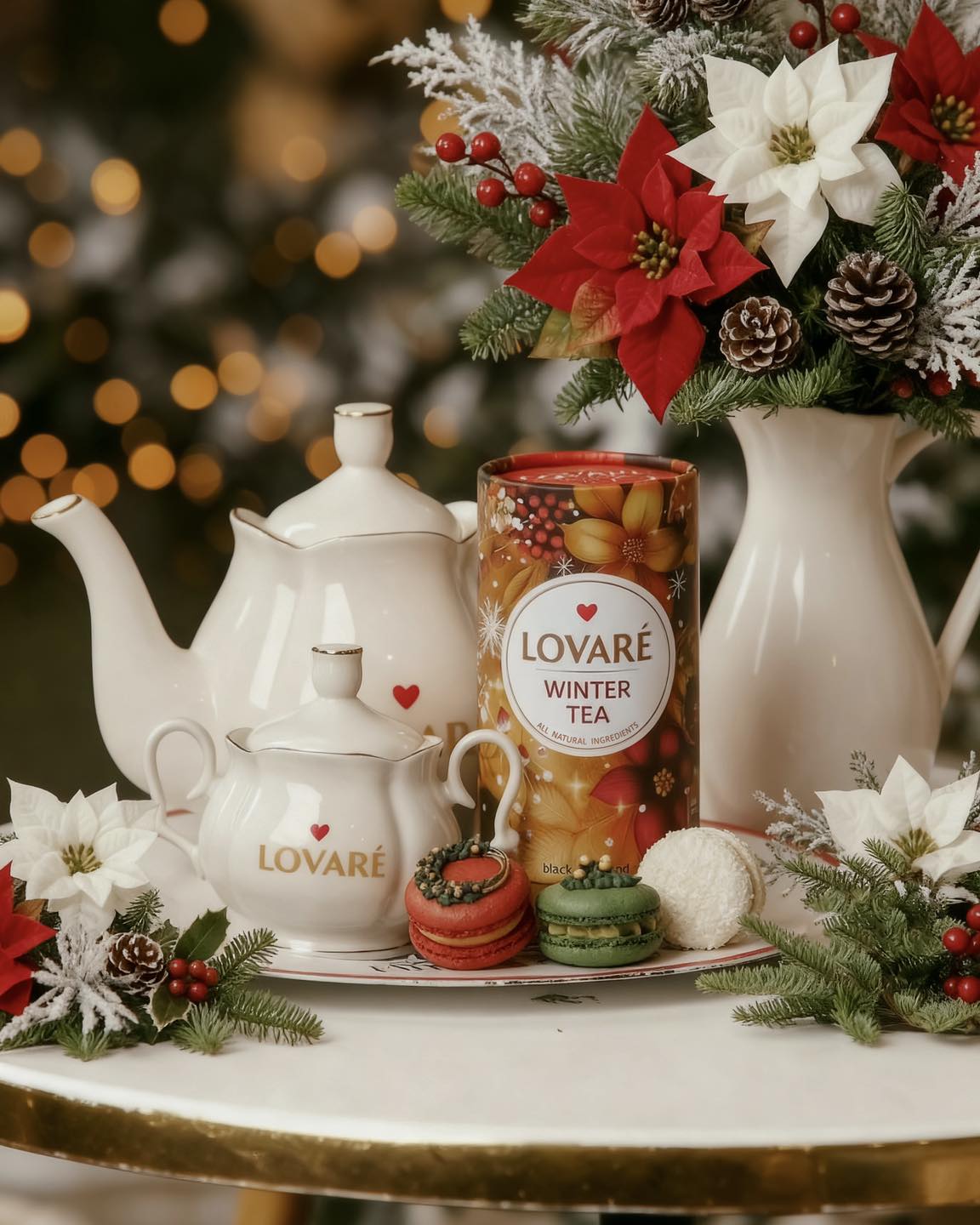 Lovare Bouquet Tea Gift Set – Luxury Floral Tea Collection (30 Tea Bags)